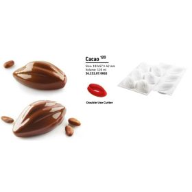 CACAO 120 Szilikon desszert forma 102x57x42mm 120ml