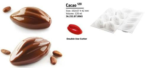 CACAO 120 Szilikon desszert forma 102x57x42mm 120ml