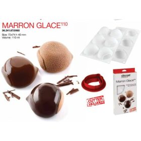   MARRON GLACÉ 110 Szilikon desszert forma 72x74x40mm 110ml SF241