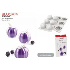 BLOOM 120 Szilikon desszert forma 68x68x52mm 120ml