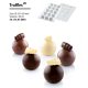 TRUFFLES 20 Szilikon forma fehér 32x28mm SF172