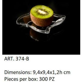   Desszert pohárhoz tető átlátszó ELIKA 250ml-hez 50db/cs  374-B