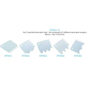 RTRA1-5 Mintázó kártya szett fagyihoz műa.