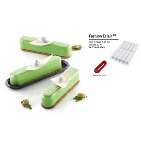   FASHION ECLAIR80  Szilikon forma szett fehér 125x25x25mm SF235