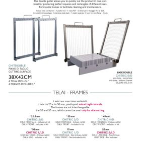 CHITRIC 2/D Dulpa húros vágóhoz keret 22,5mm