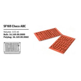 SF169 Szilikon forma CHOCO ABC