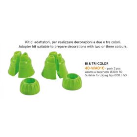 40-WA010 Csővégszorító osztott 2/3  2db/cs