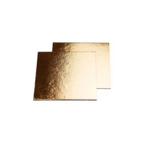 Dekli 7x7 cm  szögletes arany~ 200db/cs M 4672