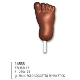 Art. 14533 Bonbon forma nyalóka láb 5x20gr