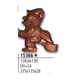 Art. 15366 Bonbon forma 128,6x130mm boszorkány