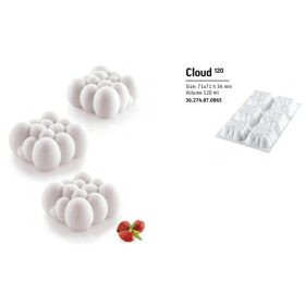 CLOUD120 Szilikon forma 71x71x34mm 120ml SF274