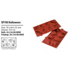 SF116 Szilikon forma HALLOWEEN