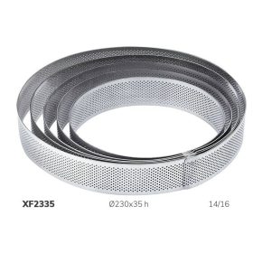 XF2335 Sütőforma perforált kerek rm. 22x3,5cm