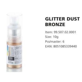 GLITTER Festékpor pumpás BRONZ pearl 10gr