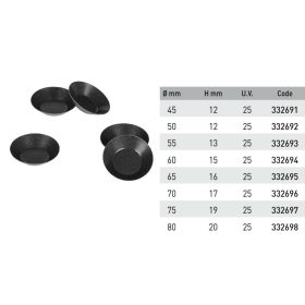 332691 Tartlet forma sima 25db/cs 45x12mm