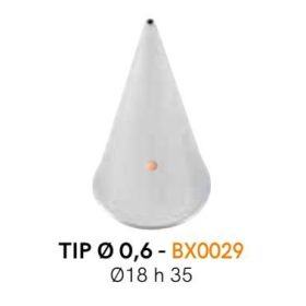 BX0029 Csővég 0,6mm