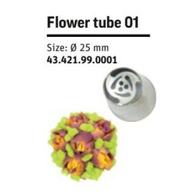 MINI FLOWER TUBE01 Csővég 25mm