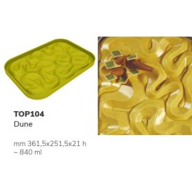   TOP104 Fagylat mintázó szilikon DUNE  361,5x251,5x21mm 840ml