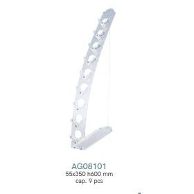 AG08101 Macaron tartó plexi 9db-os