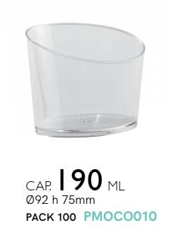 PMOCO010 Pohár desszerthez 190ml 100db/cs