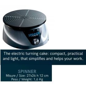 SPINNER Elektromos tortadíszítő
