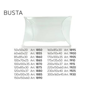 1865 Bonbon doboz átlátszó BUSTA 100x70x25mm