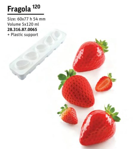 FRAGOLA120 Szilikon forma 60X77mm