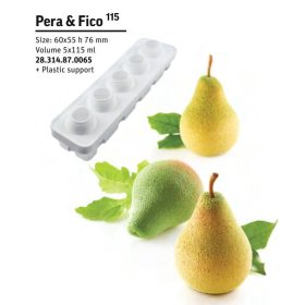 PERA&FICO115 Szilikon forma 60x55X76mm  115ml 5db/ forma