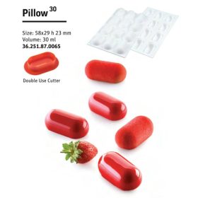 PILLOW30 Szilikon forma fehér 59x29x23mm SF251