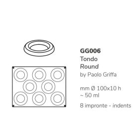 GG006 Szilikon forma gasztro TONDO