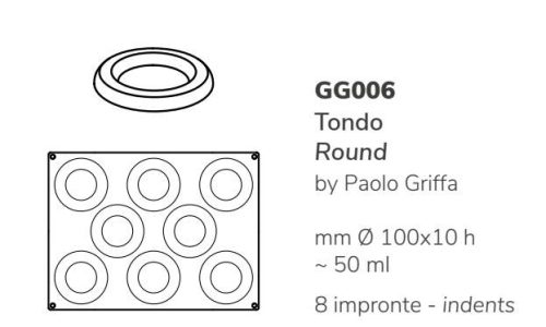 GG006 Szilikon forma gasztro TONDO