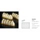 PX4360 Szilikon forma 30x40cm 118x33x42mm 14db/forma 90ml Miami