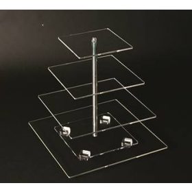 Plexi Tortaállvány 5 szintes NTA5