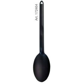   172464 Konyhai szervíz kanál műa. fekete 300x65mm 220°C-ig
