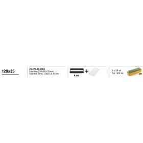   KIT TARTE RING RECTANGULAR Sütő forma szett 120x35mm 6dbforma + szilikon