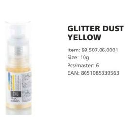 GLITTER Festékpor pumpás SÁRGA pearl 10gr