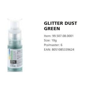 GLITTER Festékpor pumpás ZÖLD pearl 10gr