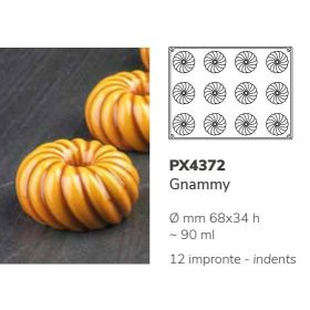 PX4372 Szilikon forma 30x40cm 12db/forma 90ml Gnammy