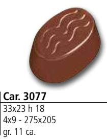 Car. 3077  Bonbon forma 11gr.