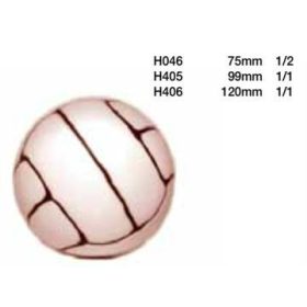 H406 Öntőforma kapcsos labda 120mm