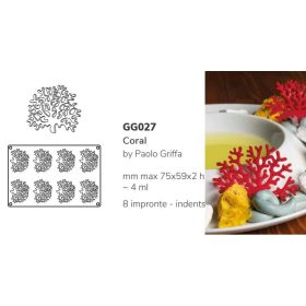 GG027S Szilikon forma gasztro CORAL