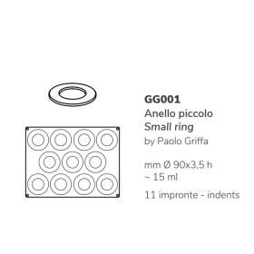 GG001S Szilikon forma gasztro SMALL RING