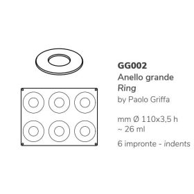 GG002S Szilikon forma gasztro RING