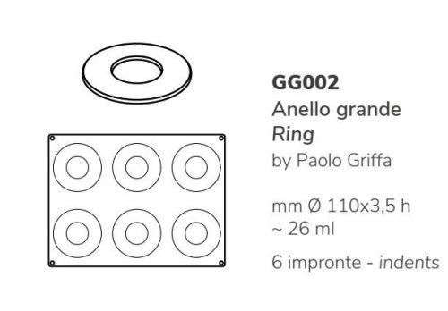 GG002S Szilikon forma gasztro RING