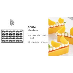 GG024S Szilikon forma gasztro MANDARIN