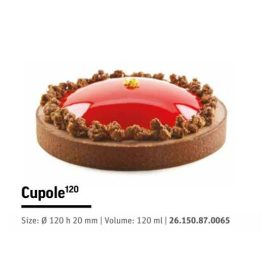 CUPOLE120 Szilikon forma fehér 120x20mm 120ml