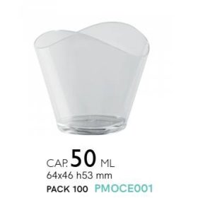 PMOCE001 Pohár desszerthez 50ml 100db/cs