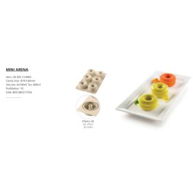 MINI ARENA Szilikon forma fehér 70mm 6db/forma SF303