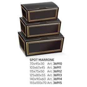 36913 Bonbon doboz  spot marrone ballottini