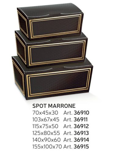 36913 Bonbon doboz  spot marrone ballottini